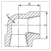 90 Degree Threaded Elbow Construction